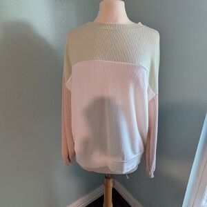 Amazon Women's Pastel Colorblock Sweater